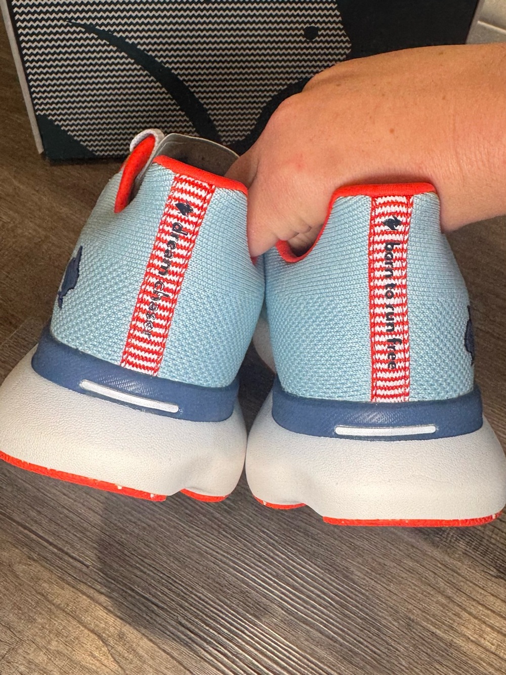Rabbit Dream Chaser Athletic Sneakers in Crystal Blue - Picture 4 of 12